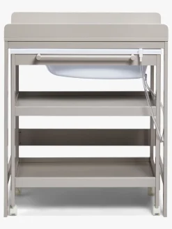 Pusleborde|JLY Dream Puslebord med Badebalje, Warm Grey Grå