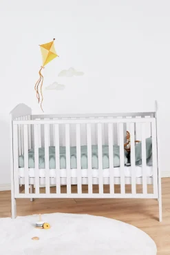 Børn JLY Børnesenge & Tilbehør-DREAM Tremmeseng Dropside ELLA, Warm Grey