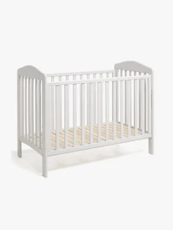 Børn JLY Børnesenge & Tilbehør-DREAM Tremmeseng Dropside ELLA, Warm Grey