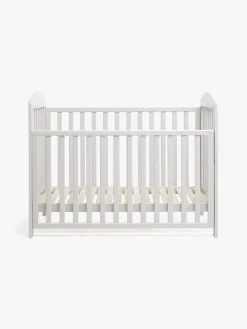 Børn JLY Børnesenge & Tilbehør-DREAM Tremmeseng Dropside ELLA, Warm Grey