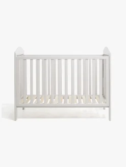 Børn JLY Børnesenge & Tilbehør-DREAM Tremmeseng Dropside ELLA, Warm Grey