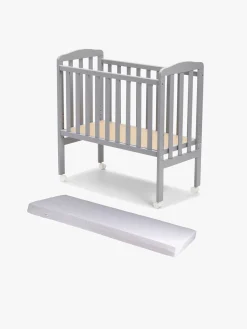Børnesenge & Tilbehør|JLY Dream Tremmeseng inkl. NG Baby Madras 40x84, Grå