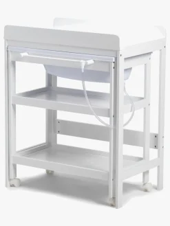 Pusleborde|JLY Dreamed Puslebord med Badebalje, White Hvid