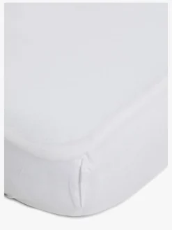 Sengetøj|JLY Faconsyet Lagen 90x200, Hvidt