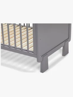 Børnesenge & Tilbehør|JLY Heaven Tremmeseng, 125x65x86, Grå Hvid