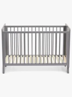 Børnesenge & Tilbehør|JLY Heaven Tremmeseng, 125x65x86, Grå Hvid