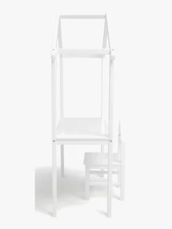 Børnemøbler|JLY  Huset Skrivebord med Stol, Hvid