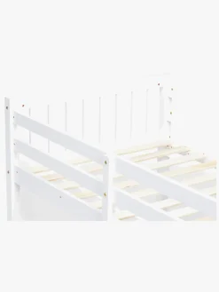 Børn JLY Børnesenge & Tilbehør-OLIVIA Køjeseng m. Skummadras 90x190, Hvid