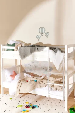 Børnesenge & Tilbehør|JLY OLIVIA Køjeseng 90x190, Hvid