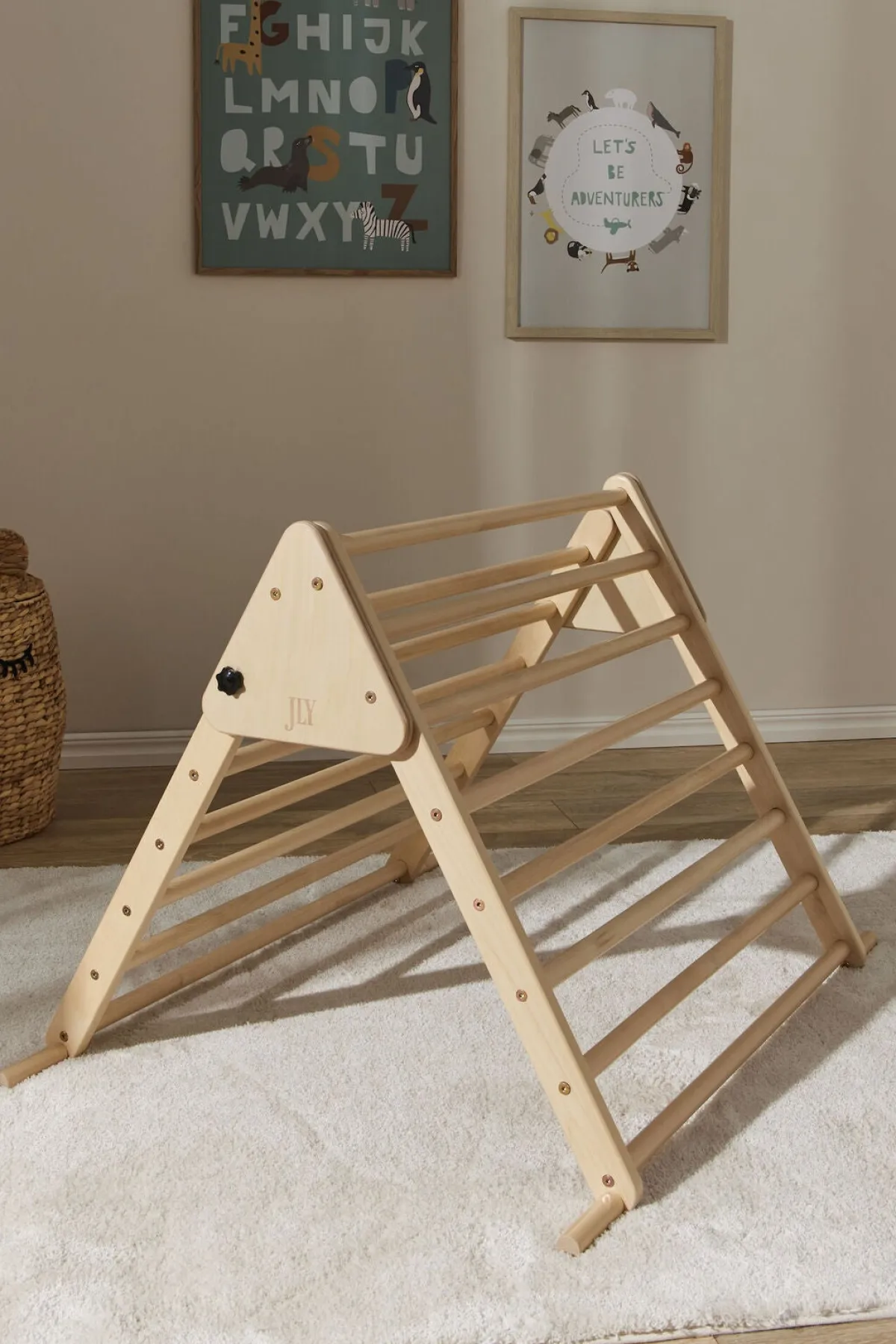 Børnemøbler|JLY Pikler Sammeklappelig Klatretrekant