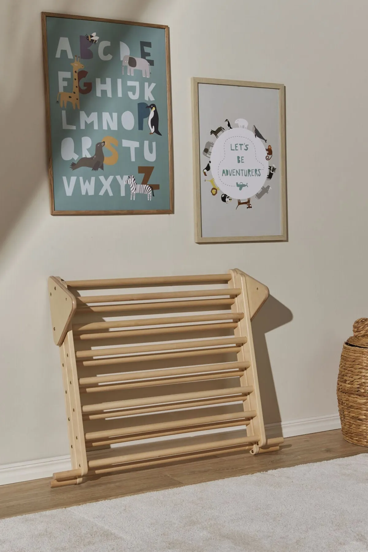 Børnemøbler|JLY Pikler Sammeklappelig Klatretrekant