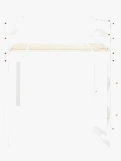 Børn JLY Børnesenge & Tilbehør-PIRAT Juniorseng m. Sengegardin 90x190, Hvid