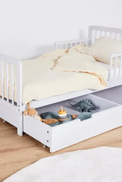 Børnesenge & Tilbehør|JLY Sengeskuffe ISA, Lysegrå Grå