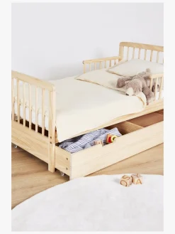 Børnesenge & Tilbehør|JLY Sengeskuffe ISA, Wooden Beige