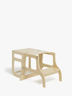 Børnemøbler|JLY SIRI Læringstårn, Natur Beige