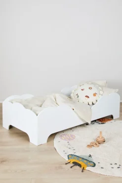 Børnesenge & Tilbehør|JLY Skyet Juniorseng 70 x 140, Hvid