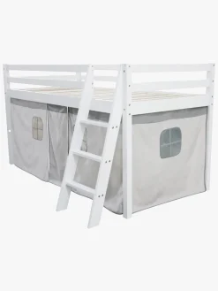 Børn JLY Pakkeløsninger-TILDA Juniorseng m. Sengegardin & Madras 90x190, Hvid