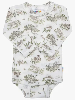 Børn Joha Bodyer & Heldragter-Body Merinould, Off White