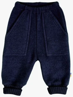 Underdele|Uldtøj|Joha Bukser Merinould, Dark Blue Blå