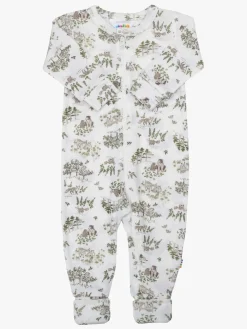 Børn Joha Nattøj-Flyverdragt Merinomix, Off White