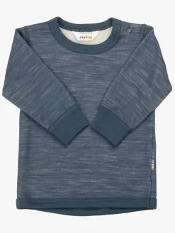 Uldtøj|Overdele|Joha Trøje Merinomix, Dark Denim Blå