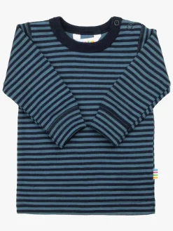 Børn Joha Uldtøj|Overdele-Trøje Merinould, Blue