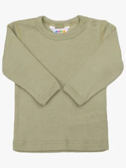 Børn Joha Uldtøj|Overdele-Trøje Merinould, Green