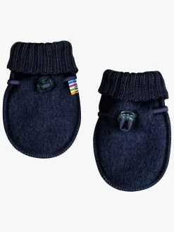Børn Joha Uldtøj|Tilbehør-Vanter Merinould, Dark Blue