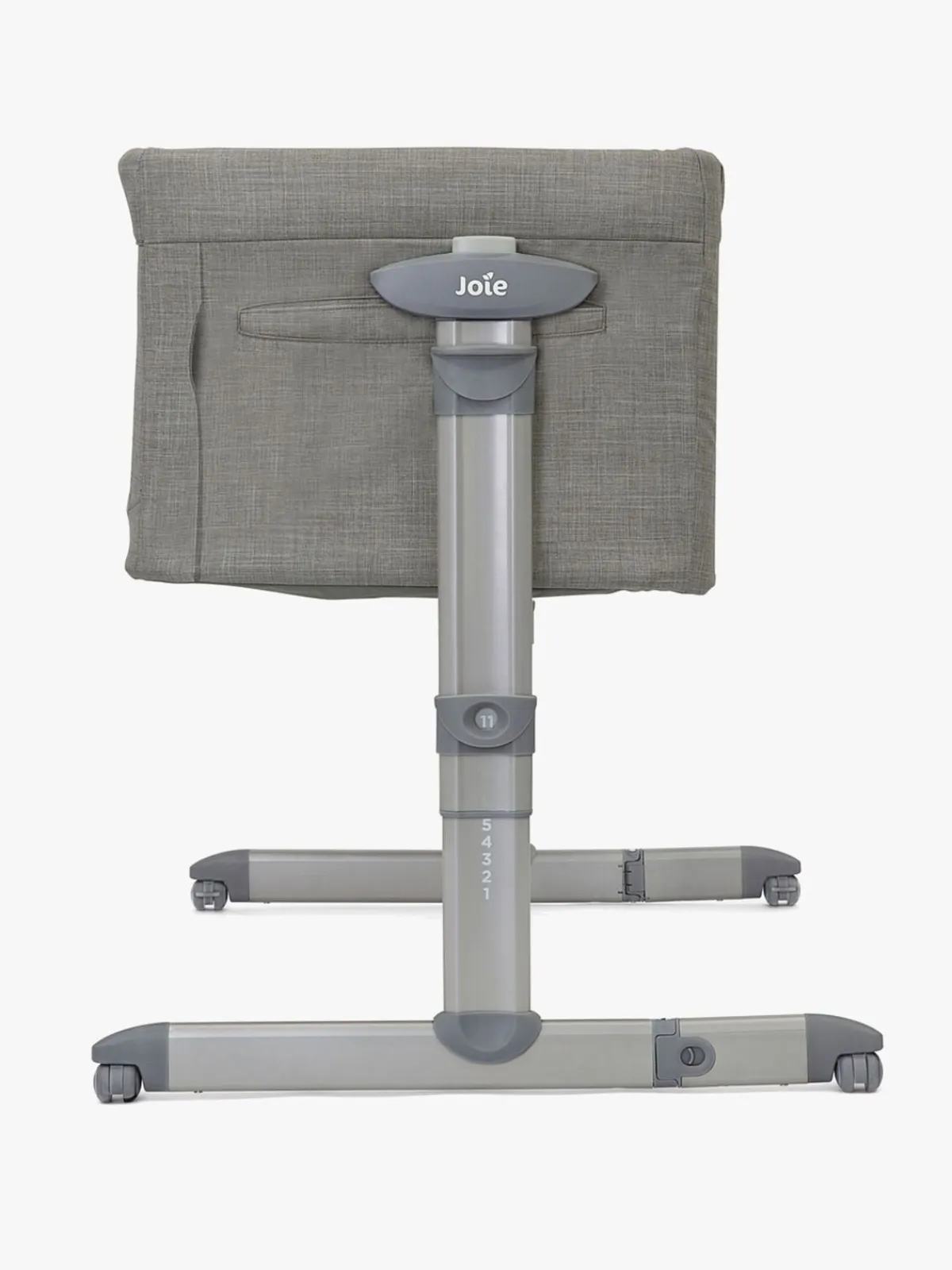 Børn Joie Børnesenge & Tilbehør-Roomie Glide Bedside Crib og Weekendseng, Foggy Gray