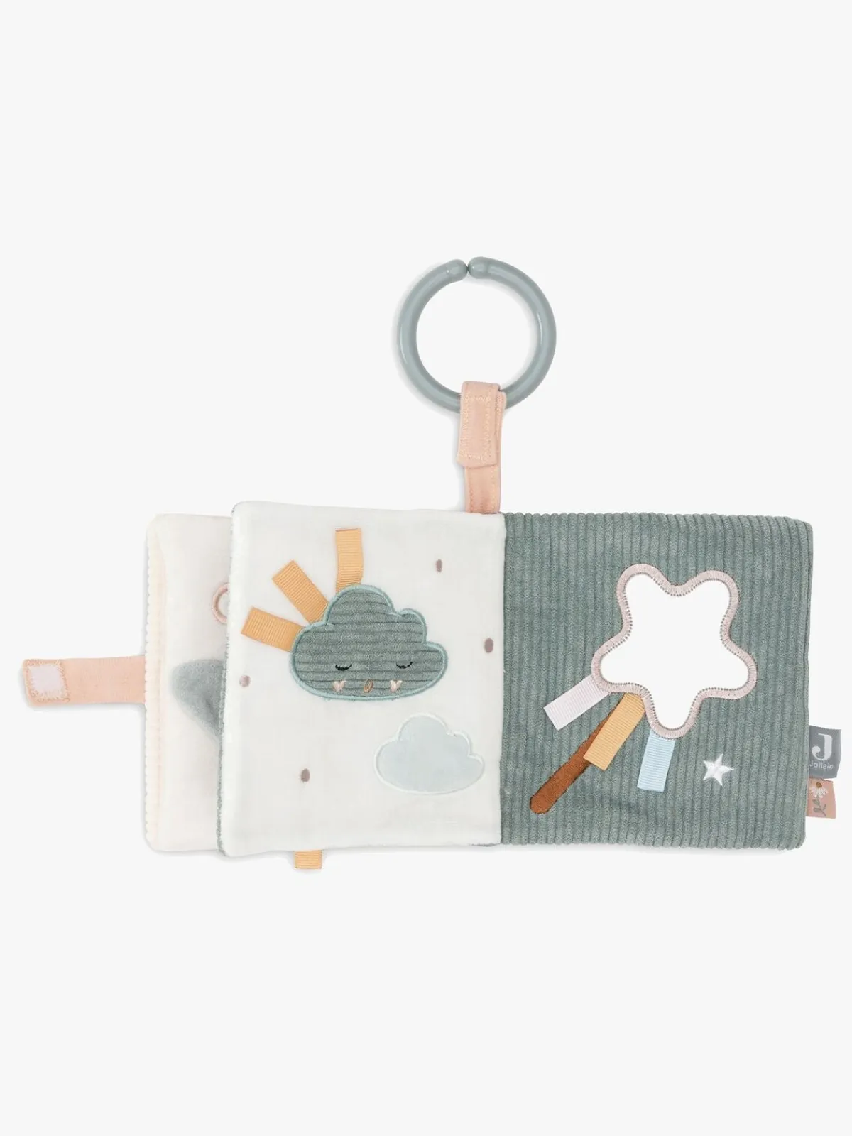 Babylegetøj|Jollein Ativitetsbog, Lovely Birds Beige