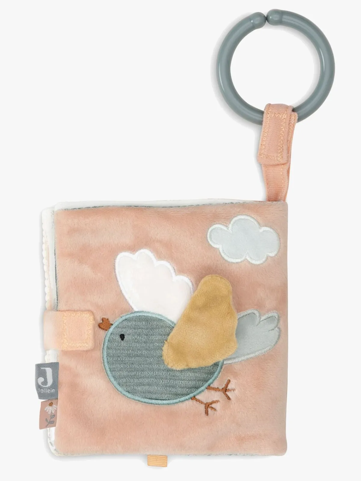 Babylegetøj|Jollein Ativitetsbog, Lovely Birds Beige