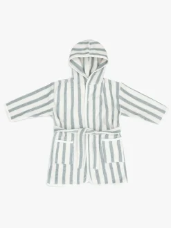 Børn Jollein Uv & Strand-Badekåbe 3-4 År, Stripe Sea Green