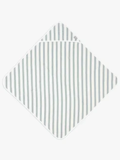 Badeværelset|Jollein Badekåbe 75x75cm, Stripe Sea Green Grøn