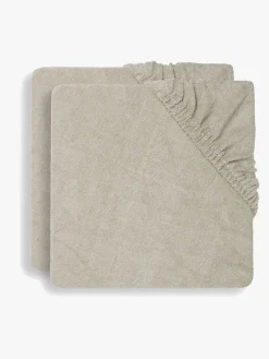 Pusleborde|Jollein Betræk til Puslepude 50x70cm 2-pak, Nougat Beige