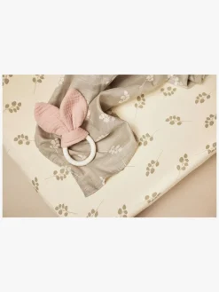 Babylegetøj|Jollein Bunny Ears Bidering, Wild Rose Lyserød