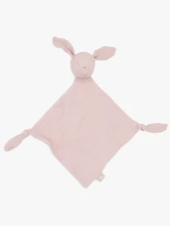Stofbleer, Nusseklude & Babytæpper|Jollein Bunny Ears Diinglis Nusseklud, Wild Rose Lyserød