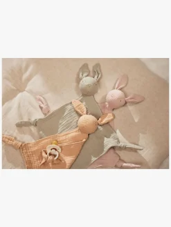 Stofbleer, Nusseklude & Babytæpper|Jollein Bunny Ears Diinglis Nusseklud, Wild Rose Lyserød