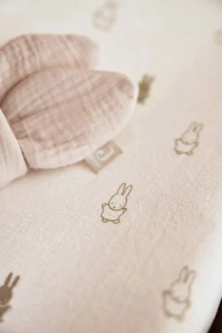 Pusleborde|Jollein Happy Miffy Puslepudebetræk 50x70cm, Olive Green Grøn