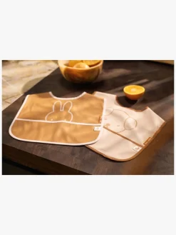 Jollein Spisetid-Miffy Peekaboo Hagesmæk 2-pak, Wild Rose