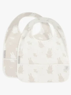 Jollein Spisetid-Miffy&Snuffy Hagesmæk 2-pak, Nougat