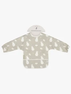 Jollein Spisetid-Miffy&Snuffy  Langærmet Hagesmæk, Olive Green