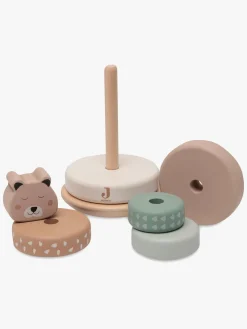 Babylegetøj|Jollein Rocking Ring Stablelegetøj, Jungle Jambo Flerfarvet