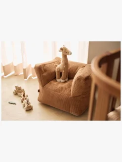 Børnemøbler|Jollein Sækkestol Kraftig Fløjl, Caramel Brun