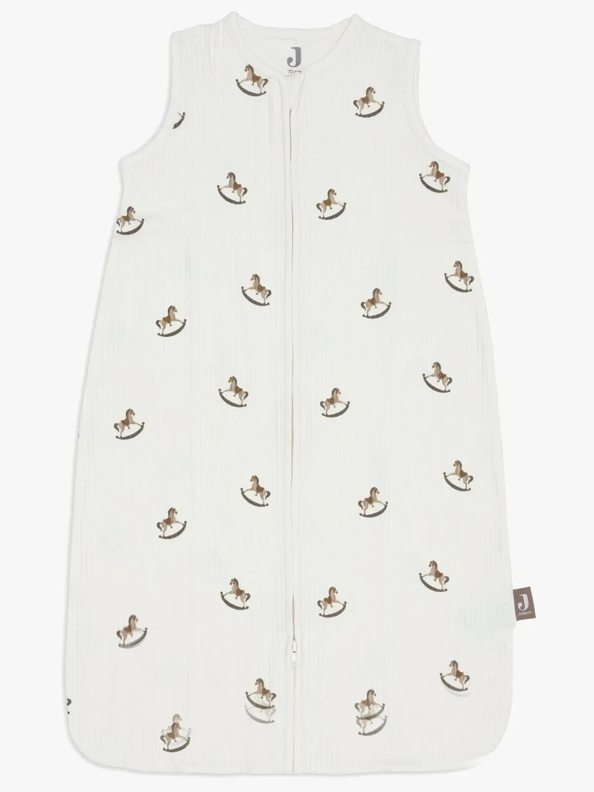 Børn Jollein Børnesenge & Tilbehør-Sovepose Jersey Ribkant 70 cm, Nostalgic Ride