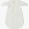 Børnesenge & Tilbehør|Jollein Sovepose med Aftagelig Ærmer Rundt 70 cm, Rib Ivory