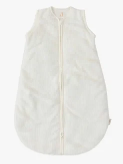 Børnesenge & Tilbehør|Jollein Sovepose med Aftagelig Ærmer Rundt 70 cm, Rib Ivory