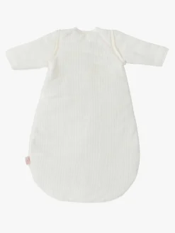 Børnesenge & Tilbehør|Jollein Sovepose med Aftagelig Ærmer Rundt 70 cm, Rib Ivory