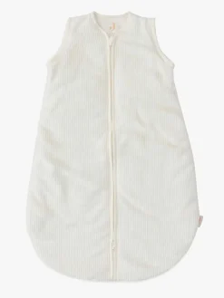 Børnesenge & Tilbehør|Jollein Sovepose med Aftagelig Ærmer Rund 60 cm, Rib Ivory
