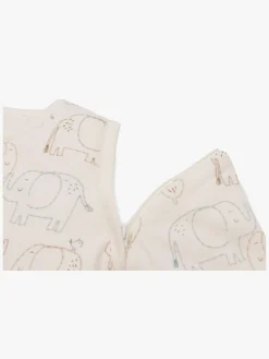 Børn Jollein Børnesenge & Tilbehør-Sovepose med Aftagelig Ærmer 70 cm, Elephant Tales