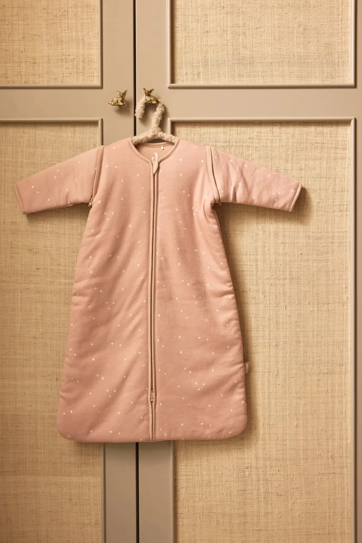 Børn Jollein Børnesenge & Tilbehør-Sovepose med Aftagelig Ærmer 70 cm, Twinkling Wild Rose